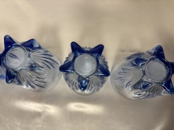 シマダ硝子　タツ印グラス6個　ブルー　元箱入り保管品　程度良し　レトロマーケット通販 - 画像 (6)