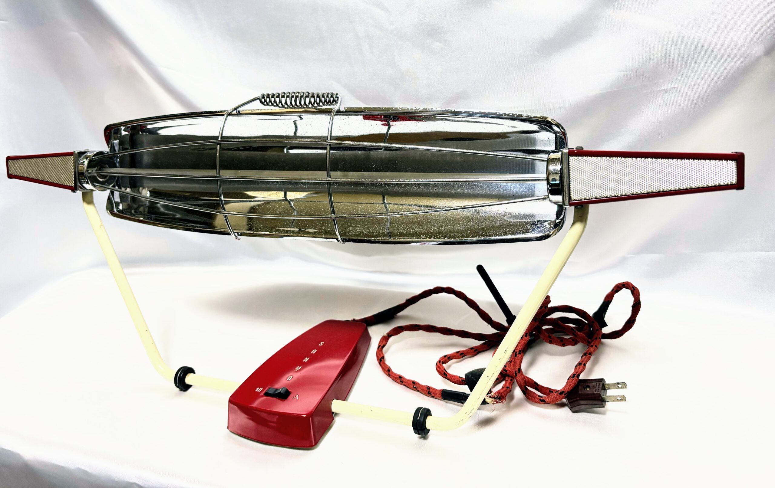 電気ストーブ サンヨーRー630 実働品 レトロ - 画像 (3)