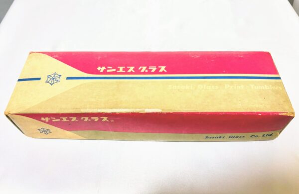 佐々木硝子　サンエスグラス　コップ5個　当時物未使用保管品　レトロ - 画像 (8)