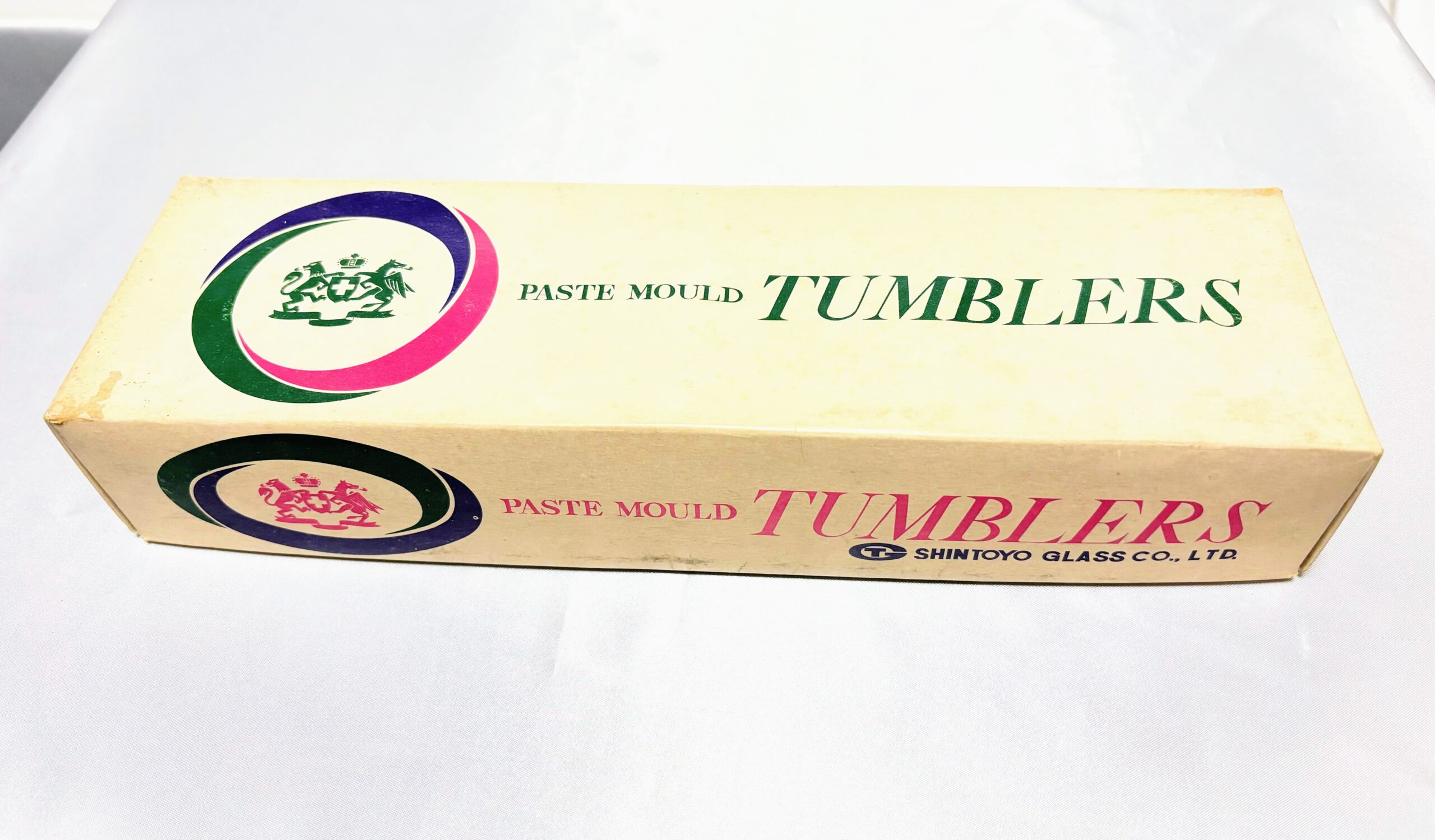 新東洋ガラス PASTE MOULD TUMBLERS コップ5個 当時物未使用保管品 レトロマーケット通販 - 画像 (8)
