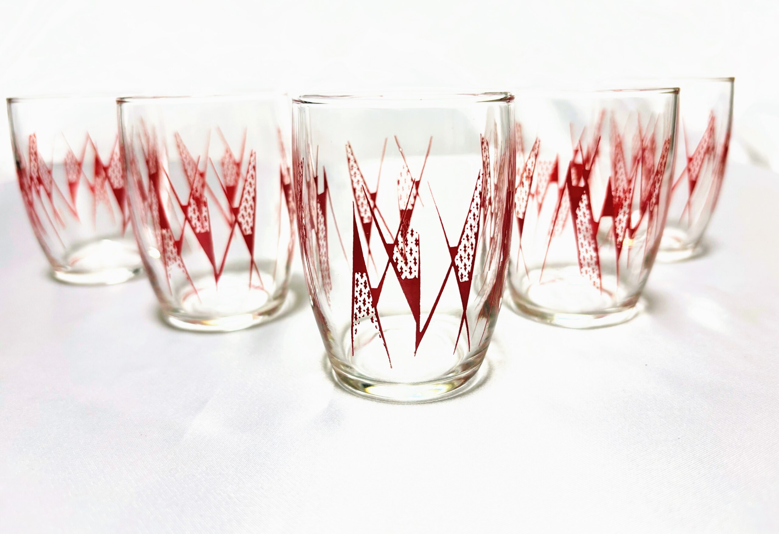 新東洋ガラス PASTE MOULD TUMBLERS コップ5個 当時物未使用保管品 レトロマーケット通販 - 画像 (4)