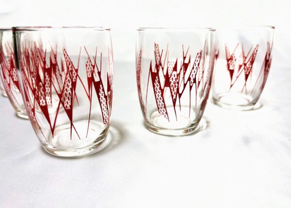 新東洋ガラス　ＰＡＳＴＥ　ＭＯＵＬＤ　ＴＵＭＢＬＥＲＳ　コップ5個　当時物未使用保管品　レトロマーケット通販 - 画像 (5)