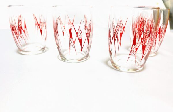 新東洋ガラス　ＰＡＳＴＥ　ＭＯＵＬＤ　ＴＵＭＢＬＥＲＳ　コップ5個　当時物未使用保管品　レトロマーケット通販 - 画像 (6)