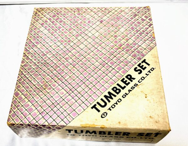 東洋グラス　NO.5　タンブラーセット　さくらんぼ柄　当時物未使用保管品　レトロマーケット通販 - 画像 (7)