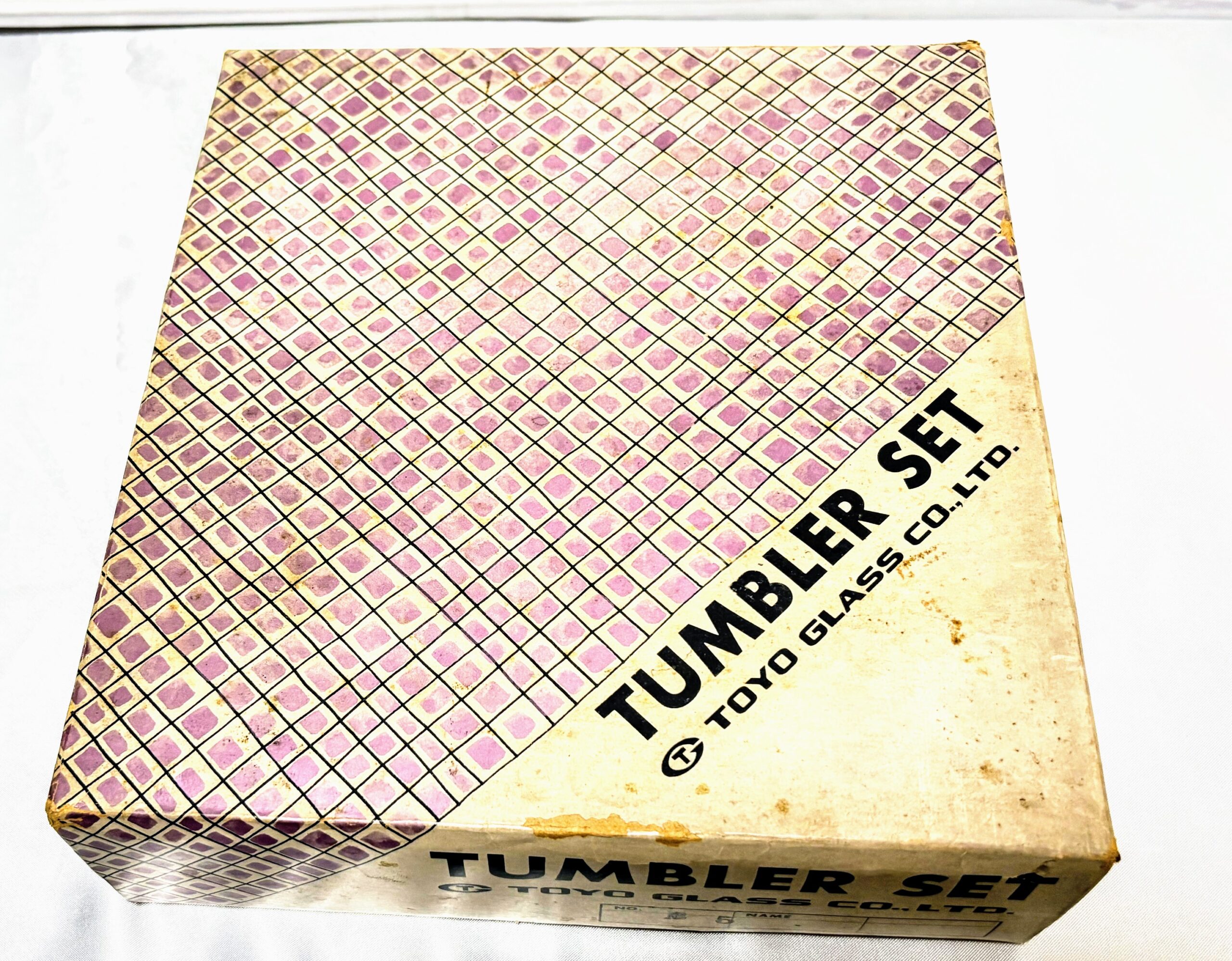 東洋グラス NO.5 タンブラーセット さくらんぼ柄 当時物未使用保管品 レトロマーケット通販 - 画像 (7)
