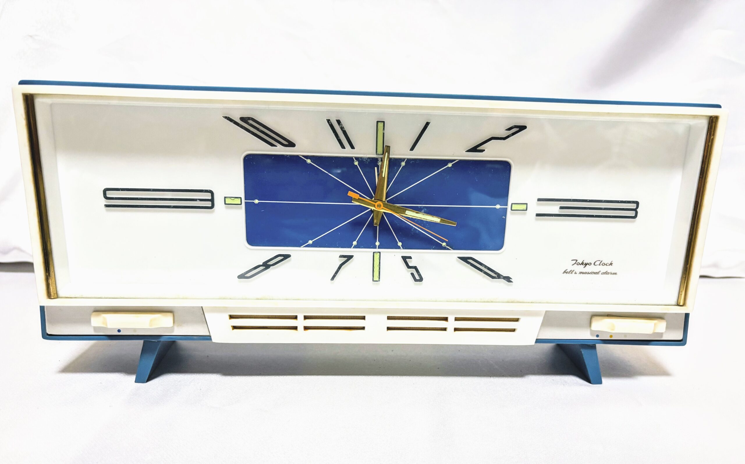 ゼンマイ目覚まし時計 東京時計 Bell&musical alarm No1616 ナイン 実働品 レトロマーケット通販