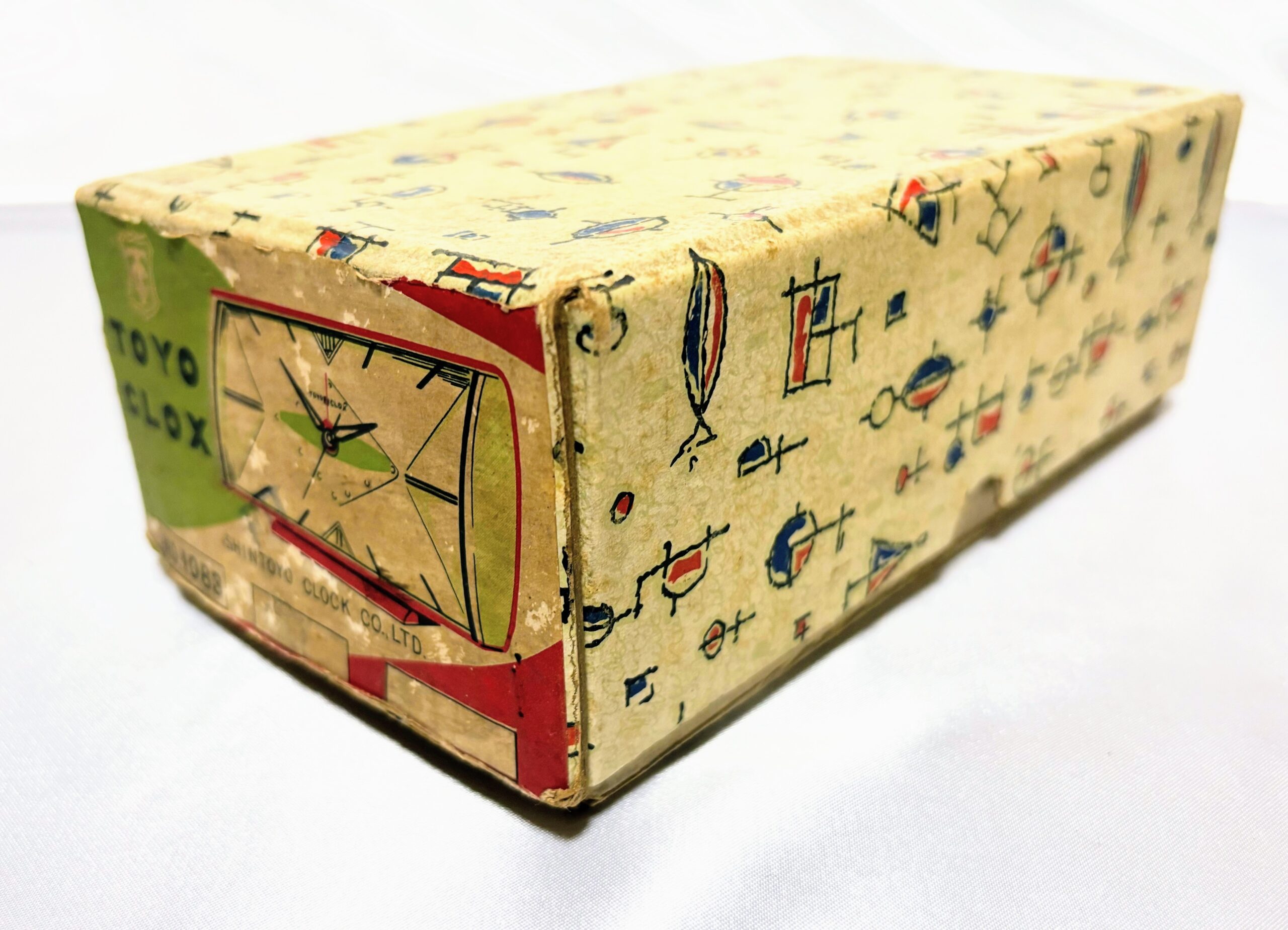 ゼンマイ目覚まし時計　新東洋時計　No1083　当時物箱入り保管品　レトロマーケット通販 - 画像 (10)