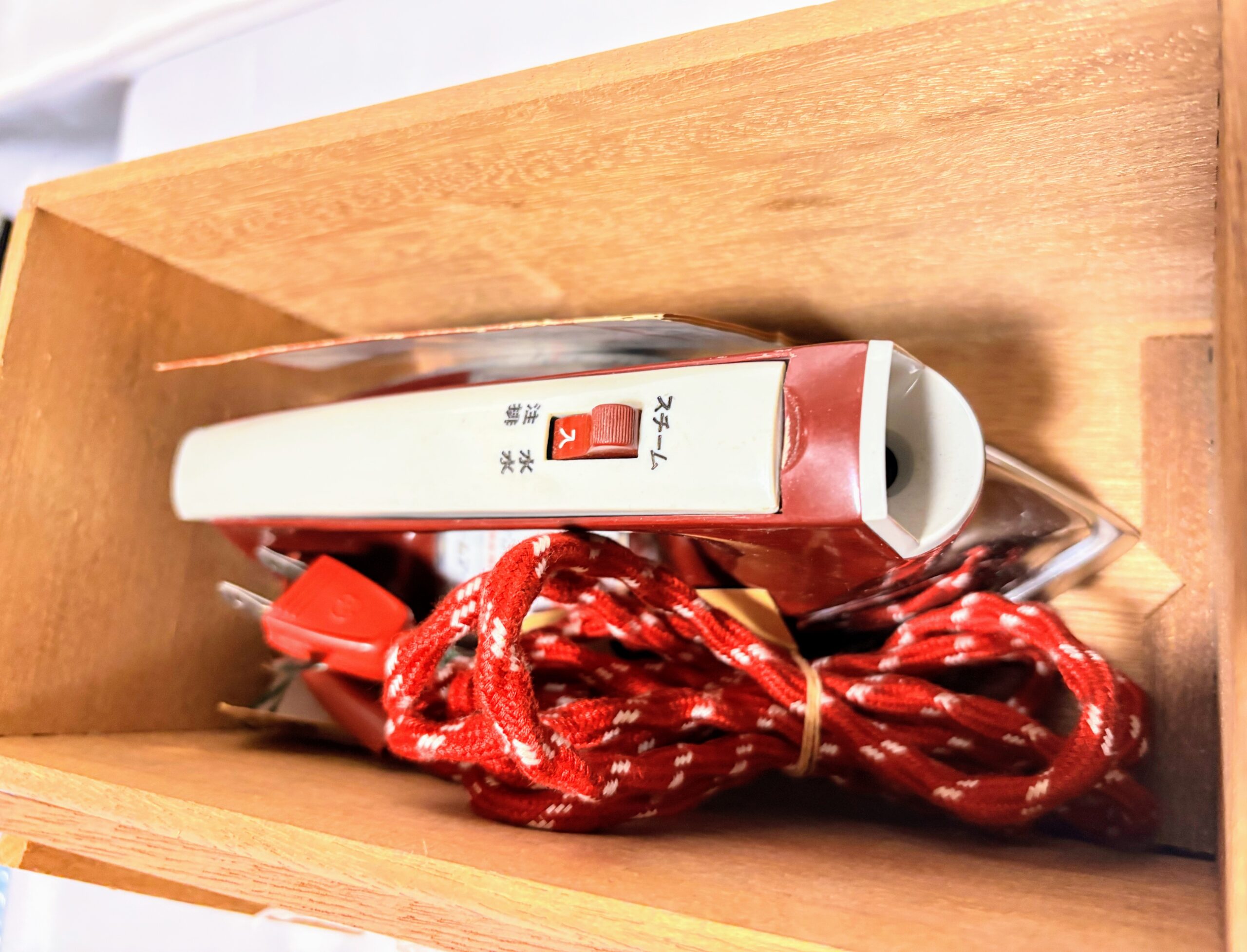 アイロン　ナショナル　ボイラー式スチームアイロンNI-35S　当時物極美品　レトロマーケット通販 - 画像 (4)