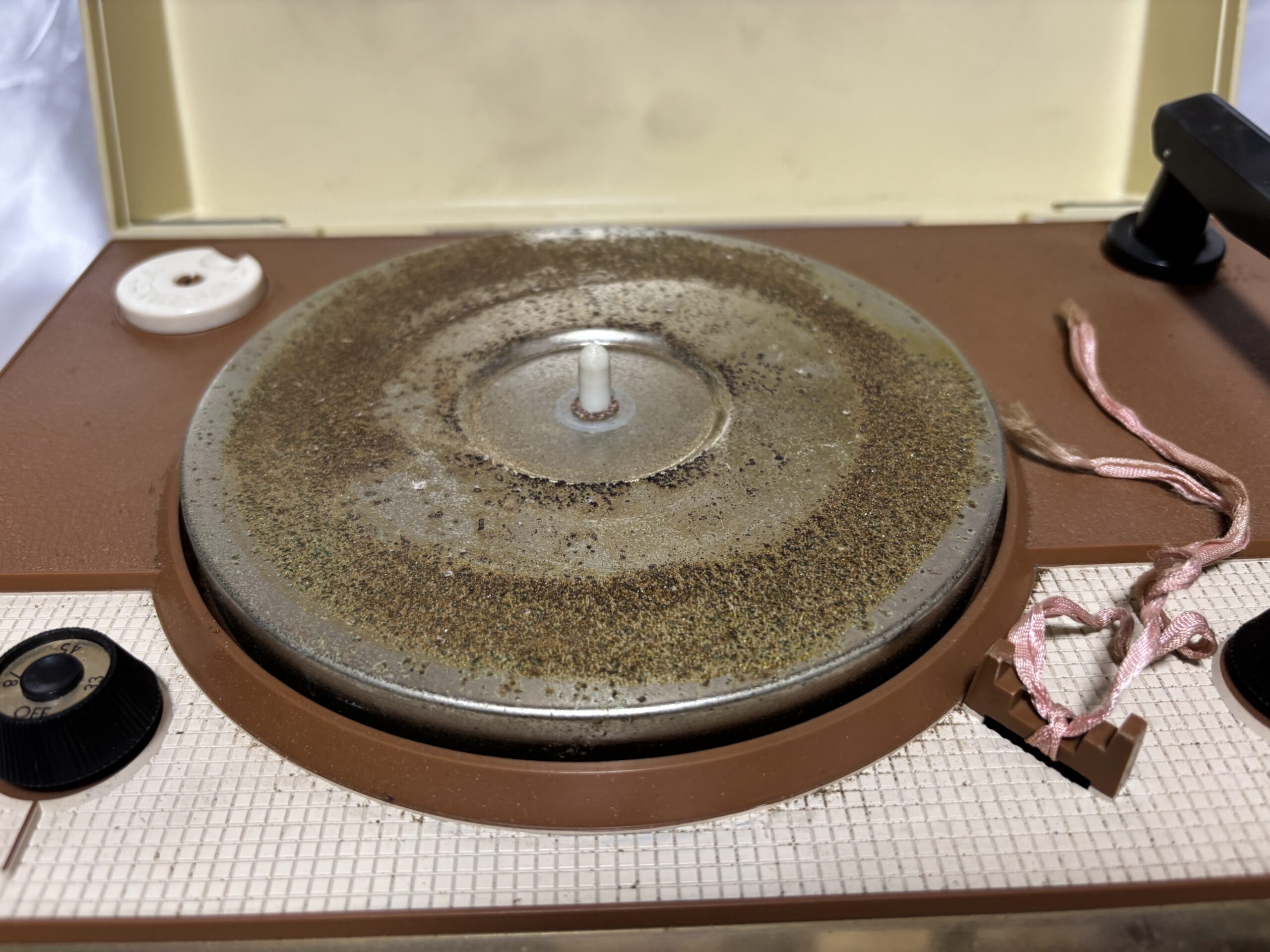 レコードプレーヤー コロンビア 3SPEED HI FI MODEL3100 GRAFONOLA 実働品 - 画像 (5)