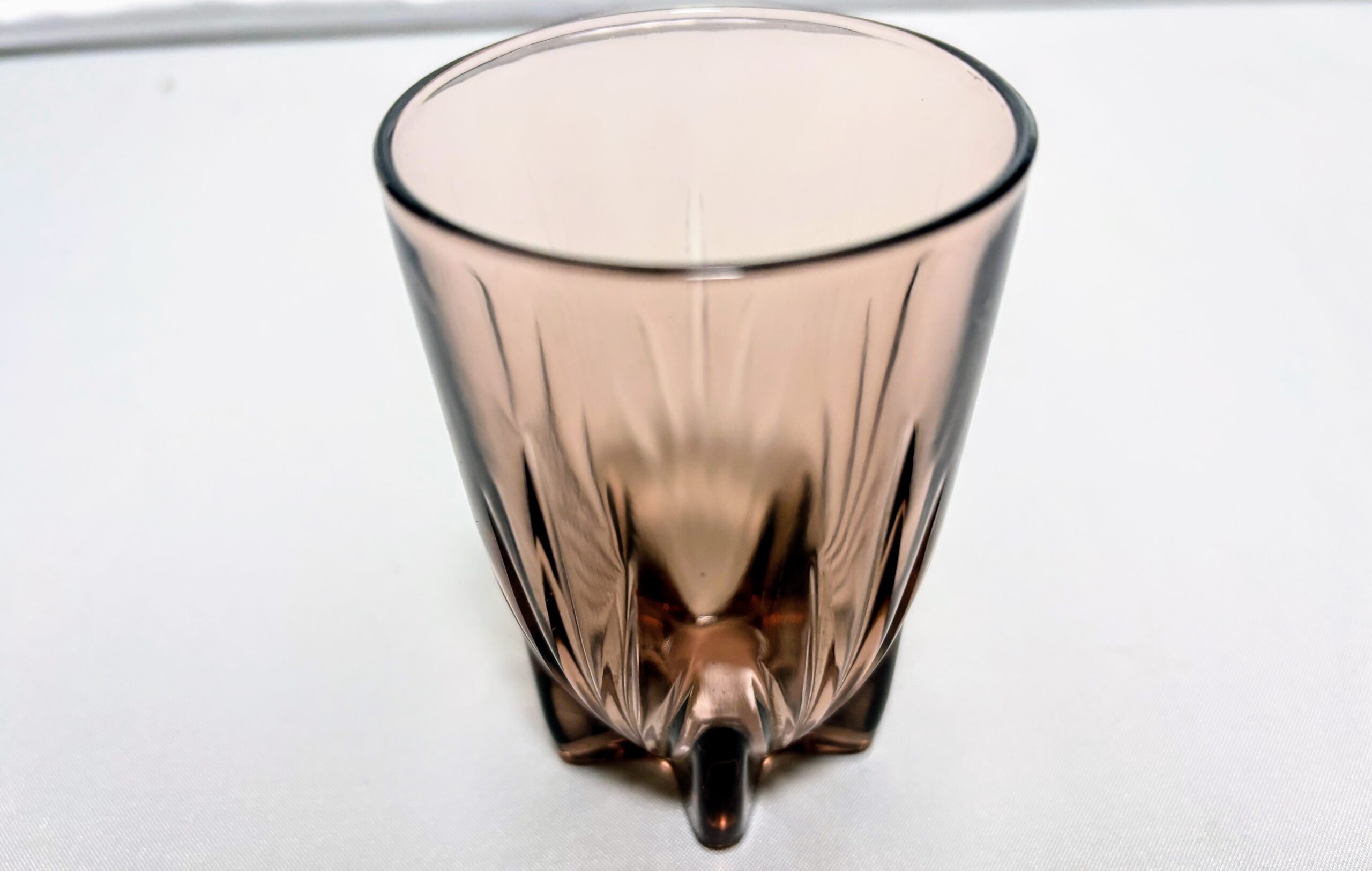 シマダ硝子 タツ印グラス5個 アンバー 元箱無し 当時物希少