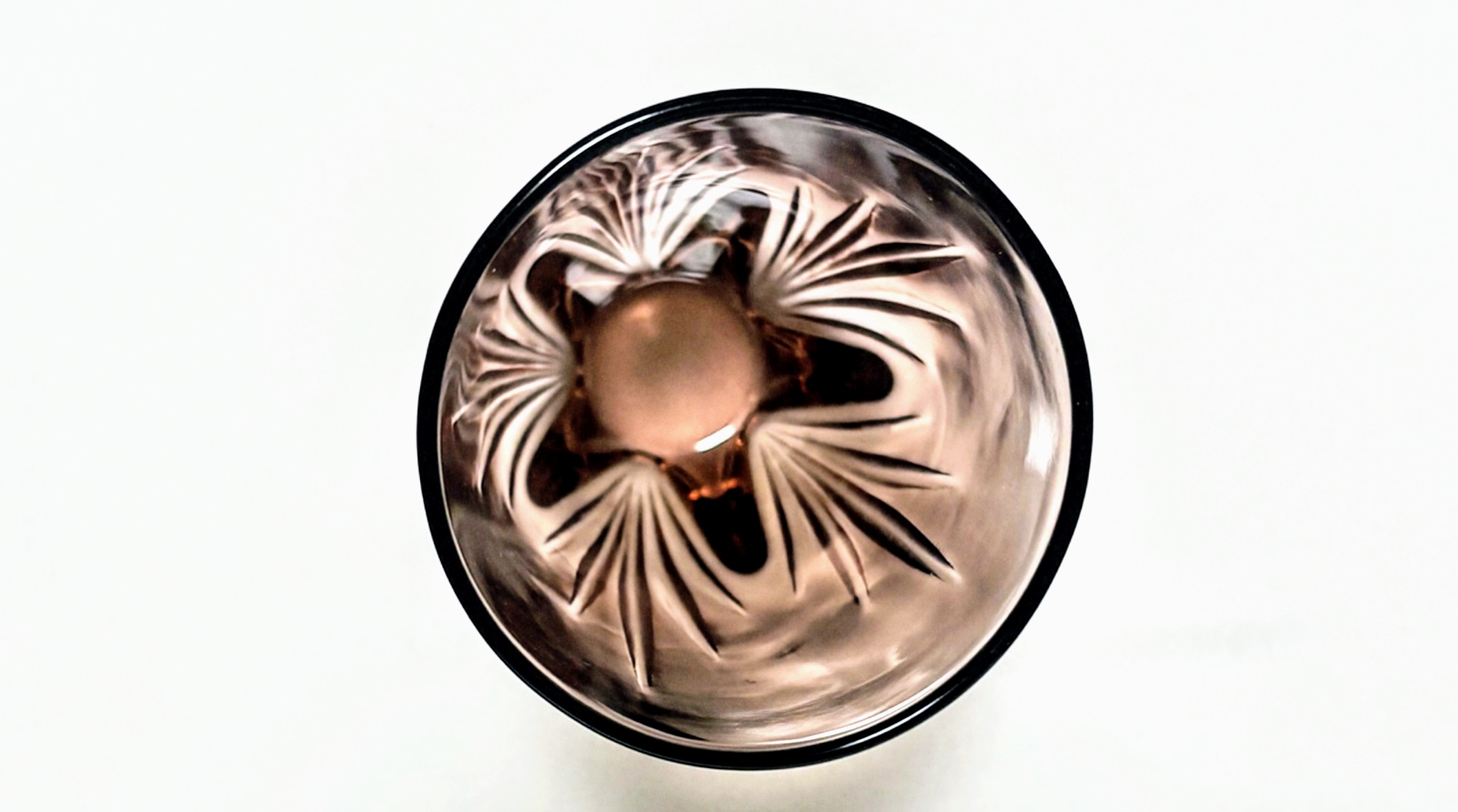 シマダ硝子 タツ印グラス5個 アンバー 元箱無し 当時物希少 - 画像 (6)