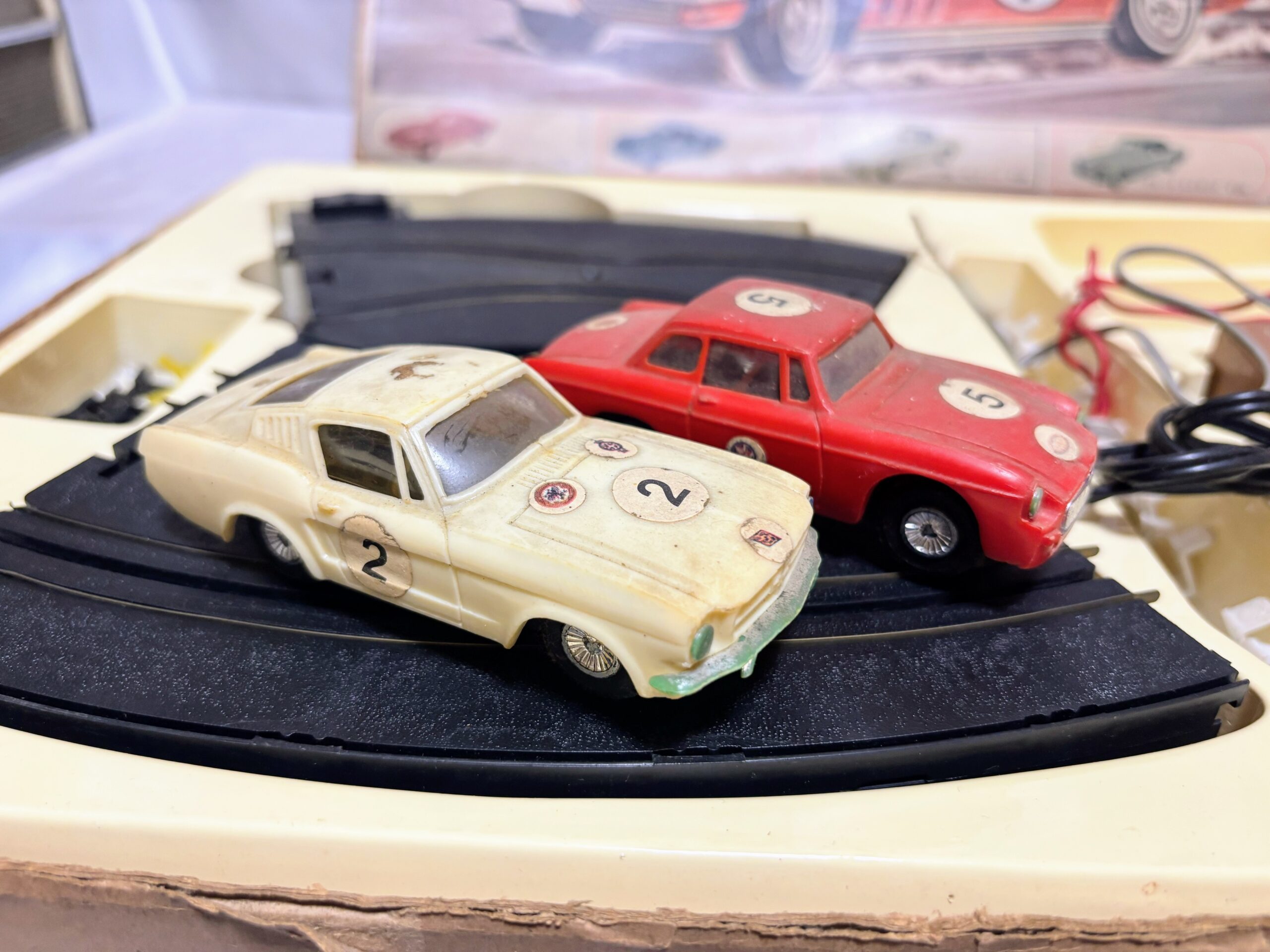 バンダイ チャンピオンレーシングセット 2セット 昭和40年代 スロットルカー - 画像 (7)
