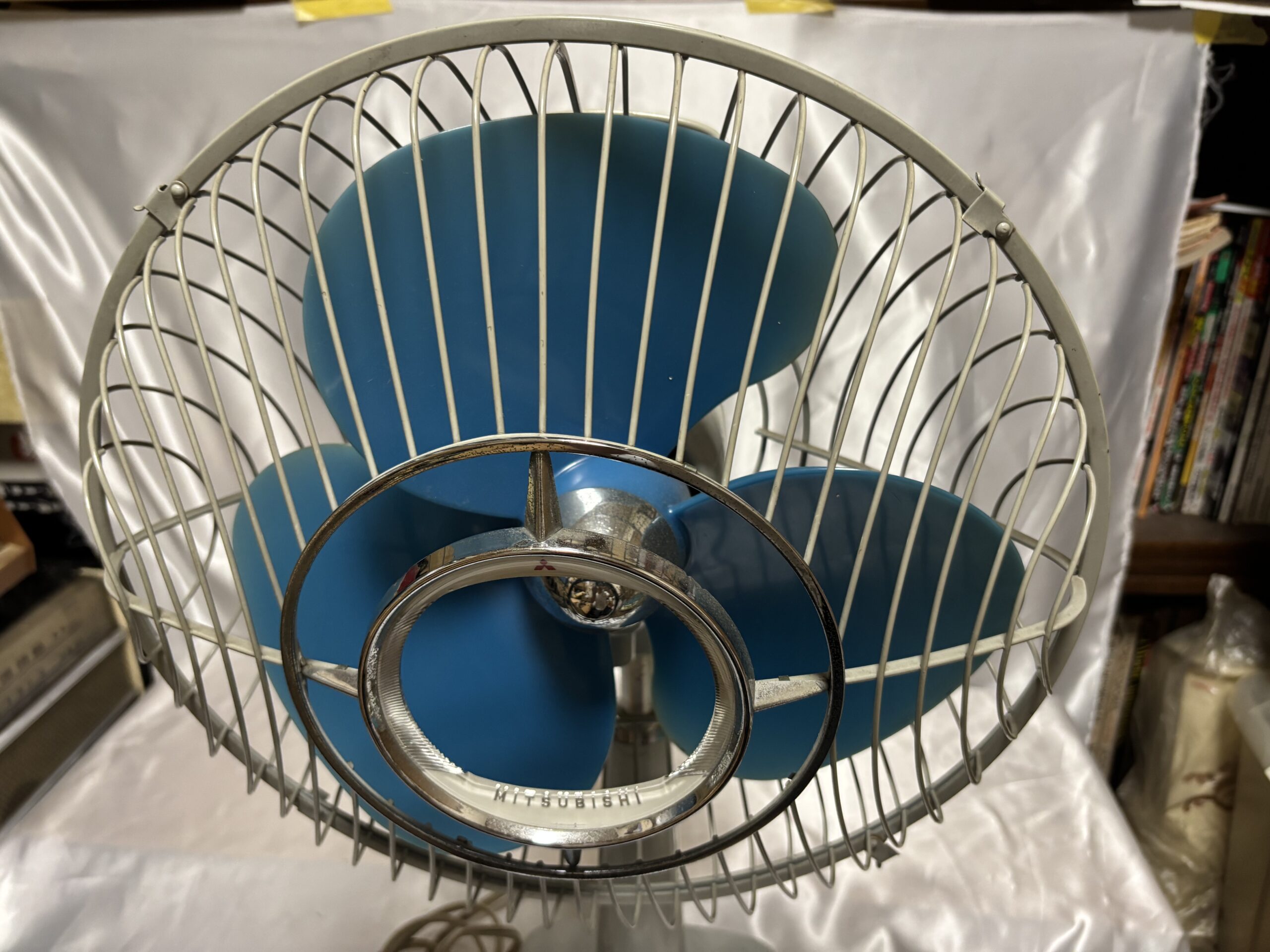 扇風機 三菱お座敷扇風機Rー30 昭和40年代 程度良し - 画像 (10)